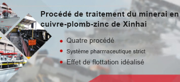 Procédé de traitement du minerai en cuivre-plomb-zinc de Xinhai