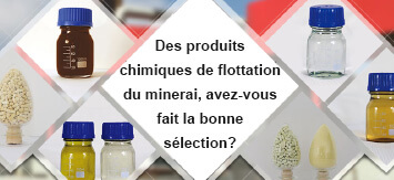 Des produits chimiques de flottation du minerai, avez-vous fait la bonne sélection?